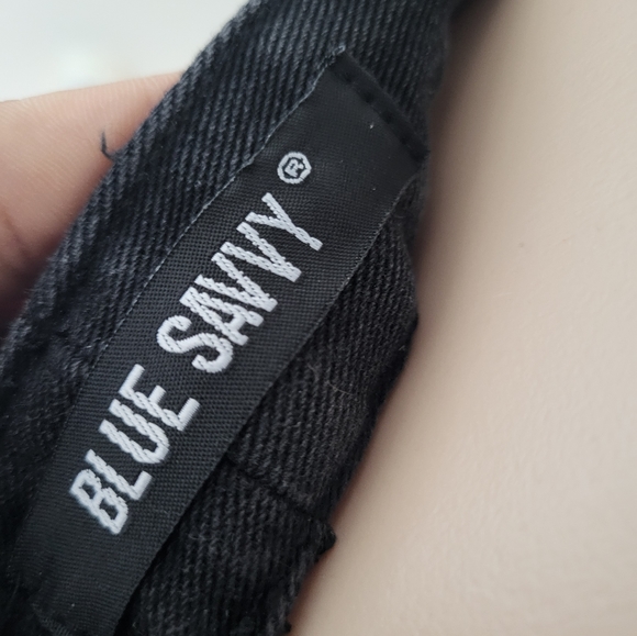 Blue Savvy Black Denim Shorts - Picture 7 of 7